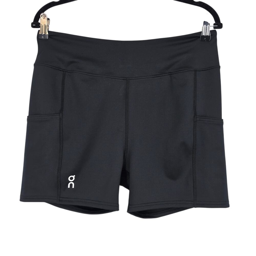 ON Black High Rise Court Dress Athletic Tennis Shorts With Pockets Size Large